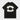 BLACK VINTAGE TEETH TEE WITH ABSTRACT DESIGN