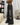BLACK WIDE-LEG JEANS WITH KNEE STRAPS FOR GRUNGE AESTHETIC