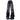 BLACK WIDE-LEG JEANS WITH KNEE STRAPS FOR GRUNGE AESTHETIC