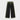 BLACK WIDE-LEG JEANS WITH NEON GREEN TRIM - UNISEX DENIM FOR PERFECT FIT