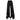 BLACK WIDE-LEG PANTS WITH BOW EMBROIDERY FOR COQUETTE AESTHETIC BOW STYLE