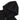 BLACK ZIP-UP HOODIE WITH ANGEL GRAPHIC CASUAL LOOSE FIT