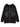 BLACK ZIP-UP HOODIE WITH ANGEL GRAPHIC LOOSE FIT LONG SLEEVE - S - Sweetheart Supplies