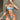 BLUE AND ORANGE BIKINI SET WITH DURABLE FABRIC TEXTURE
