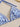 BLUE AND WHITE BIKINI ETHNIC STYLE BROKEN