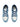 BLUE AND WHITE LOW-TOP SNEAKERS WITH ROUND TOE CASUAL DESIGN