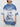 BLUE AND WHITE TIE-DYE SHORT SLEEVE T-SHIRT