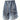 BLUE DENIM CARGO SHORTS LOOSE FIT CASUAL