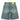 BLUE DENIM KNEE SHORTS REGULAR FIT