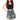 BLUE DENIM MINI SKIRT WITH DOUBLE BUCKLE