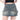 BLUE DENIM MINI SKIRT WITH DOUBLE BUCKLE