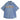 BLUE DENIM SHIRT WITH FLORAL EMBROIDERY FOR WOMEN
