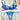 BLUE FLORAL LINGERIE SET ROMANTIC FLORAL EMBROIDERY INTIMATE APPAREL