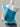 BLUE FLORAL ONE-SHOULDER TOP Y2K SINGLE SHOULDER
