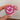 BLUE HAIR CLAW WITH PINK SMILE FACE HAIR ACCESSORY