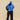 BLUE HOODIE WITH ABSTRACT DESIGN FOR STREETSIDE STYLE