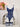 BLUE LACE BODYSUIT AND STOCKINGS ELEGANT LACE BODYSUIT
