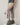 BLUE LACE SUSPENDER TIGHTS ELEGANT LACE PATTERN