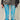 BLUE SHEER NET TIGHTS VIVID BLUE LACE PATTERN STOCKINGS