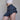 BLUE SKIPPIN SCHOOL LAYERED MINI SKIRT DELICATE RUFFLE