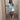 BLUE SKIRT SUIT COLOR BLOCK PATTERN