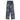 BLUE STAR-PATTERNED WASHED JEANS FOR WOMEN
