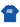 BLUE T-SHIRT WITH WHITE GRAPHIC SUPERMADE LOGO PRINT