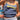 BLUE TANK TOP WITH YELLOW TRIM SLIM FIT Y2K STYLE