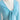 BLUE TIE-FRONT TOP LONG SLEEVE BOW NECKLACES