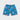 BLUE TURTLE-PATTERNED SWIM TRUNKS WITH COMFORTABLE UNISEX FIT