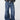 BLUE WIDE-LEG DENIM JEANS BAGGY DENIM STYLE