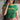 BRAZIL CROP TOP - GREEN AND YELLOW Y2K DESIGN