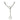 BROKEN HEART PENDANT DROP CHAIN NECKLACE