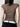 BROWN ALPHABET PRINT FITTED T-SHIRT SUMMER COTTON