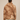 BROWN AND BEIGE TIE-DYE FLEECE PULLOVER OVERSIZED DROPPED SHOULDER