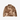 BROWN AND BEIGE TIE-DYE FLEECE PULLOVER OVERSIZED DROPPED SHOULDER