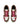 BROWN AND WHITE SNEAKERS WITH PINK ACCENTS LIGHTWEIGHT BREATHABLE ANKLE