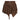 BROWN ASYMMETRICAL BELTED SKIRT FOR WOMEN