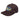 BROWN BASEBALL CAP WITH EMBROIDERED MOUNTAIN SCENE