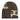 BROWN BEANIE WITH EYE PATTERN - JACQUARD STREETWEAR HIP