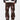 BROWN CARGO PANTS WITH PINK CROSS DESIGNS - MID WAIST CASUAL LONG PANTS