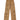 BROWN CARGO PANTS WITH POCKETS MID WAIST CASUAL STRAIGHT LEG DESIGN