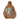 BROWN CARTOON HOODIE FOR EVERYDAY WEAR IN KHAKI STYLE