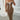BROWN COLOR BLOCK DRESS Y2K ERA TIE BACK