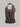 BROWN COWL NECK HALTER TOP