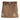 BROWN DENIM MINI SKIRT DISTRESSED STAR PATCH