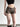 BROWN EYELET CARGO SHORTS COTTON WOVEN