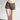 BROWN EYELET CARGO SHORTS COTTON WOVEN