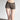 BROWN EYELET CARGO SHORTS COTTON WOVEN