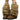 BROWN FAUX FUR TRIM BOOTS FAUX FUR LEG